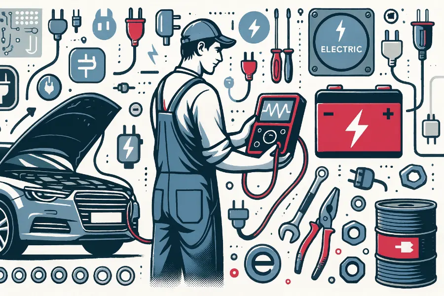 Elektromos autó akkumulátorteszt